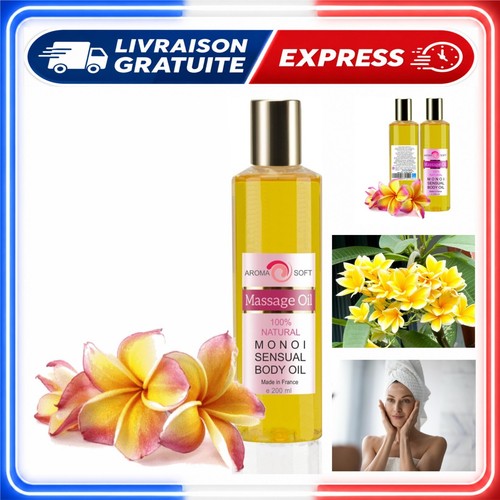 Huile massage monoï - de,