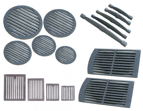 Grille angle cheminée - grille, d'angle