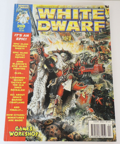 Warhammer white dwarf magazine - warhammer,