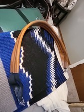 Stubben Jump Saddle Girth Size 48" Marked,  Brown Roller Buckles, Nice Condition