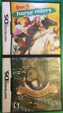 NintendoDS Games / Ener-G Horse riders & Championship Pony -Used- 