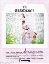 ADVERTISEMENT ADVERTISING 126 1964 Les curtains voile Mondécor Residence