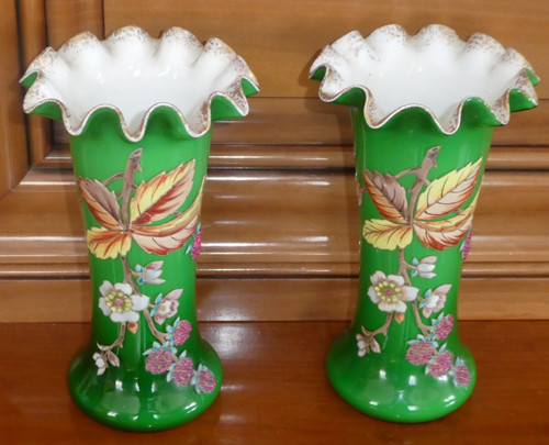 Vase collerette en verre - 2,