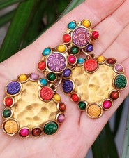 Clip D'oreille vintage Dorée