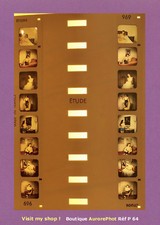 CARTE STÉRÉO COLORELIEF 969 : NUS ÉROTIQUES FEMMES, " ÉTUDE ", NUDE-P64