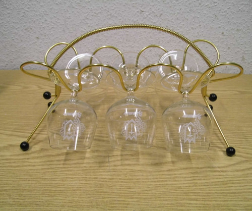 Support verre avec - verre, 6