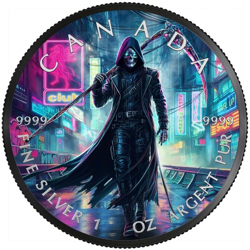 Pièce argent grim reaper - d'argent,