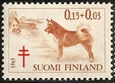 Finland #Mi600 MH 1965 Finnish Spitz Dog [B173]