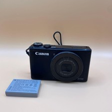 Appareil photo numérique compact Canon PowerShot S110 noir testé avec batterie