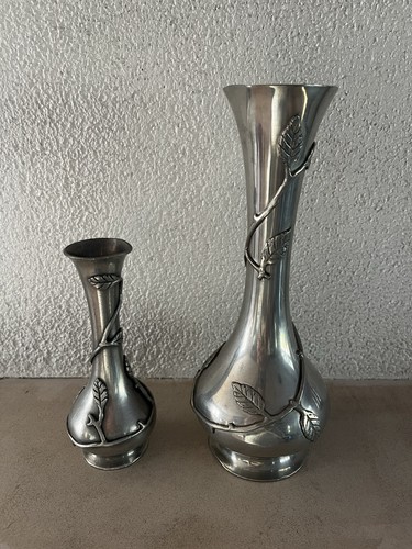 Paire vases anciens en - vases,