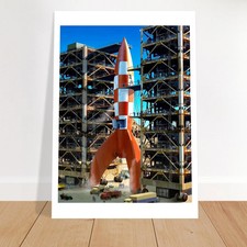 Vintage Comics Poster "Fusée