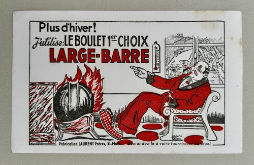 Buvard charbon boulet - buvard,