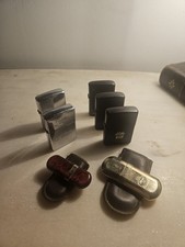 Lot 7 briquets essence vintage Zippo Coca-Cola Cadillac Brass N3 N5 collection