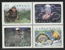 Canada #1292a, Canadian Folklore - 1, Se-tenant Block of 4, MNH 1990