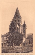 CPA Cluny (71 Saône-et-Loire) - Clocher de l’Eau Bénite et Tour de l’Horloge