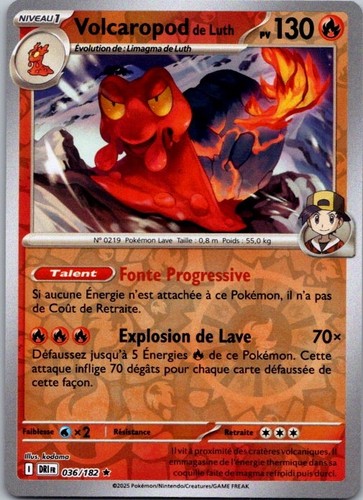 Carte pokémon volcaropod - pokémon,