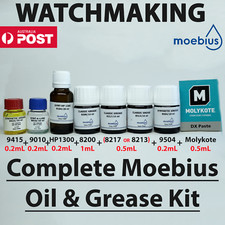 Moebius Oil & Grease Kit | Moebius Watch Oil Kit | Watch Repair Kit | Watchmaker