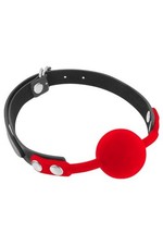 Bâillon Boule Silicone Noir