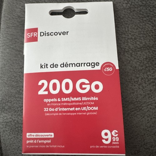 Lot cartes sim - sim, sfr