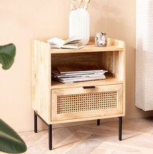 FineBuy Table de Chevet Bois