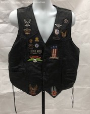 Harley Davidson Men's Black Motorcycle Vest - No Size