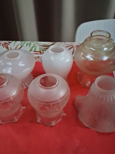 Abat jour verre lot 6 - lot,