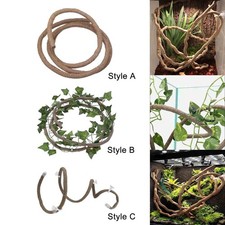 Reptile Vines Reptile Terrarium Décor pour Serpent Barbu Dragon Léopard