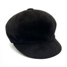 DIOR Casquette Hat Black Suede Bee Embroidery