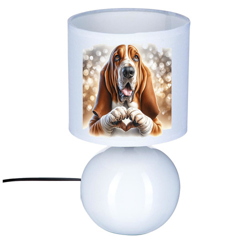 Lampe chevet blanc - blanc, basset