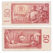 50 KORUN 1964 TCHECOSLOVAQUIE