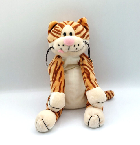 Peluche tigre chat marron - chat,