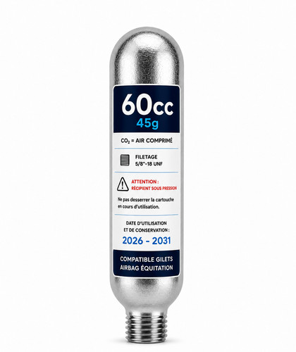 Cartouche co2 60cc 45g pour - co2,