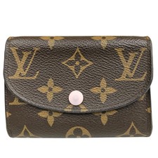 Auth Louis Vuitton Porte Monnaie Rosalie Coin Case Monogram Wallet M62361 UB1118