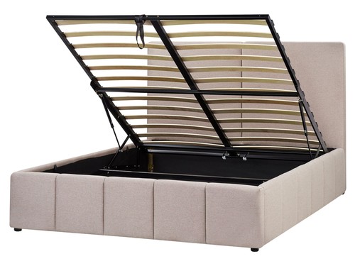 Lit avec coffre tissu - 160, x