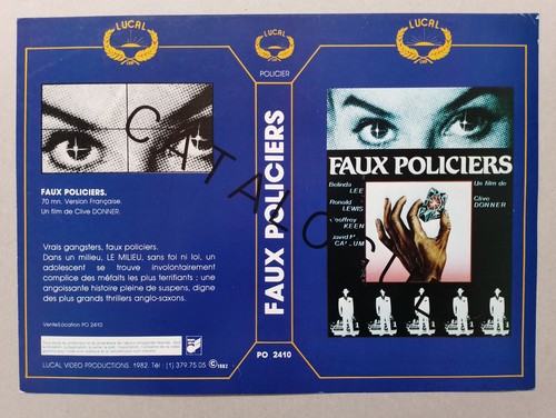 Jaquette vhs faux - vhs, policiers