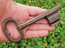 157mm Ancienne Grosse Clé en Fer Forgé 19ème,Collection Clef Antique,Castle Key