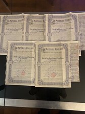 5 Anciennes Actions Cinq Cents Franc Le Matériel Roulant 2