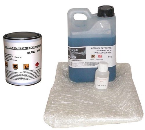 2kg resine polyester iso - resine,