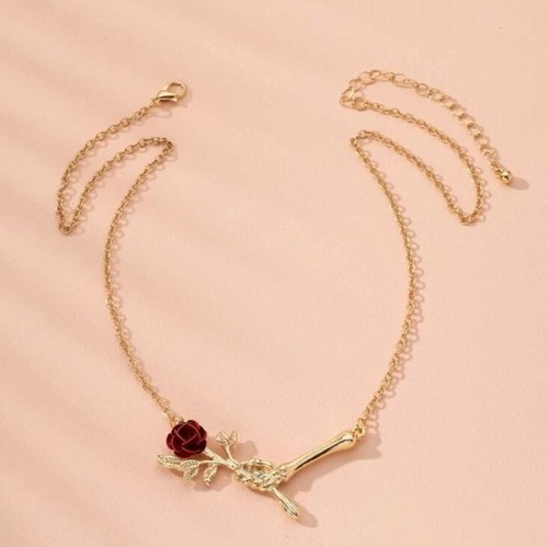Jolie collier pendentif - jolie, fleur
