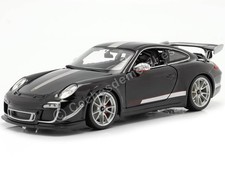2012 Porsche 911 (997-2) GT3 RS 4.0 Metallic Black 1:18 Bburago 11036