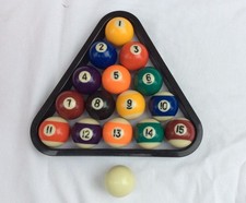 BOULES DE BILLARD DE TABLE -