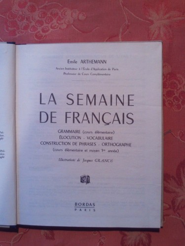 Livre scolaire arthemann - livre,
