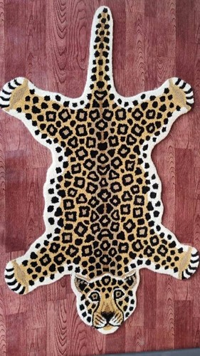 Tapis léopard 3x5 - , fait