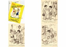 GERMAINE BOURET ARTIST SERIE 6 POSTCARD WITH FOLDER (2314)