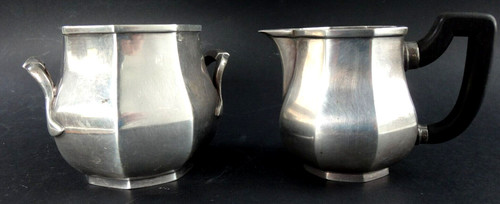 Sucrier pot lait - pot, métal