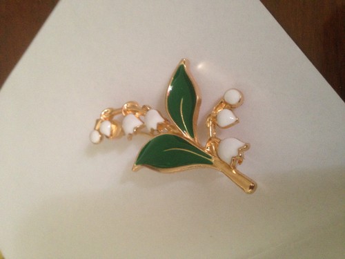 Broche muguet neuve largeur - ,,