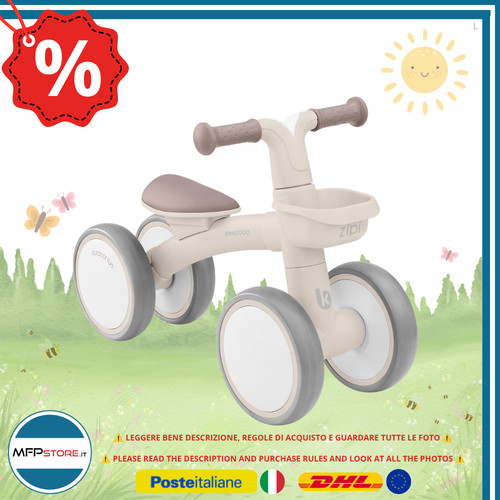 Tricycle kikkaboo zipi blance - kikkaboo,