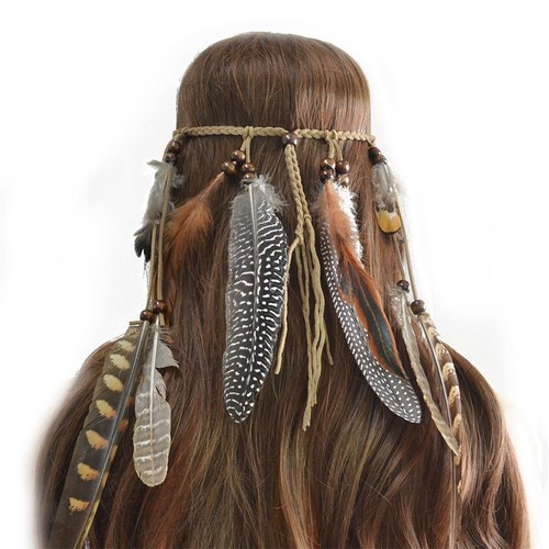 Hippie indien plume forme - indien,