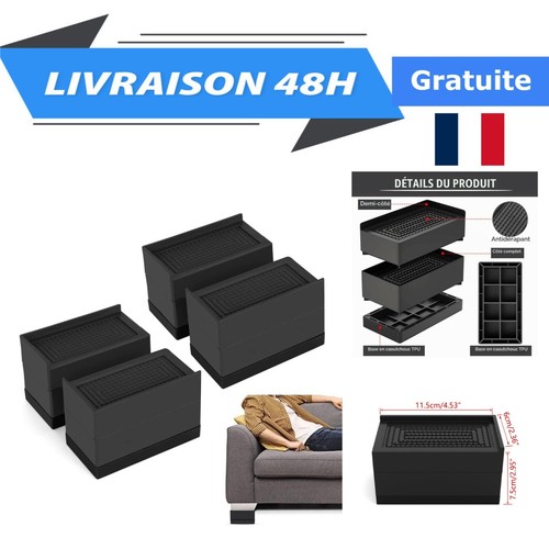 Lot rehausseurs lit et - de, de