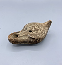 Lampe à huile en terre cuite